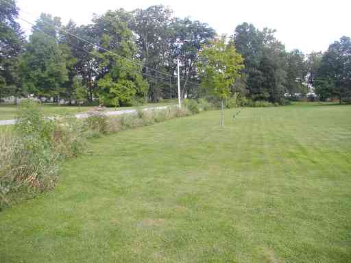 Back yard of Presbyterian Manse - August 16, 2008